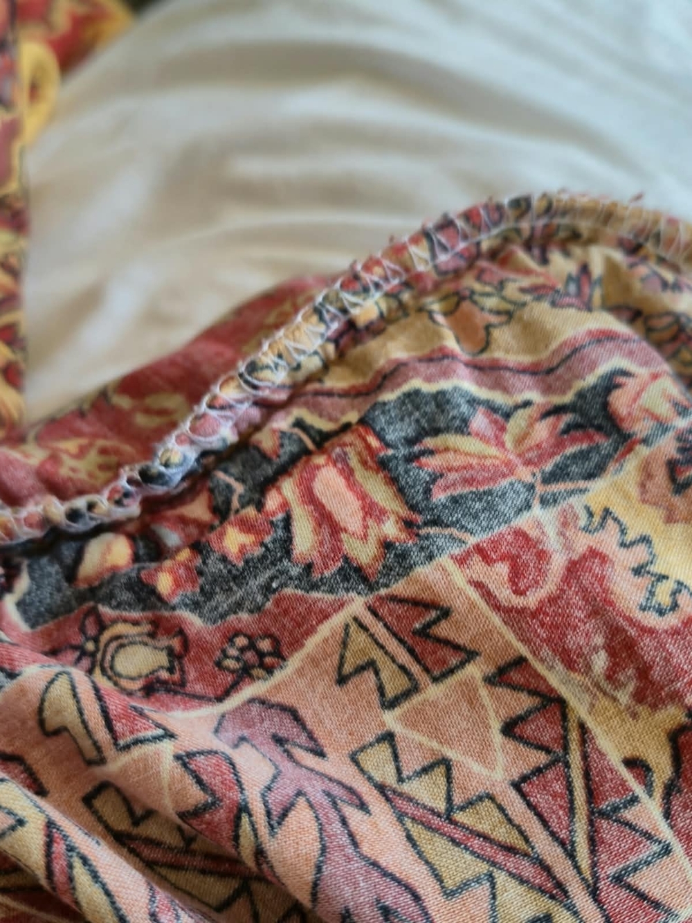 Rust Medallion Pattern Comforter Set - Home Bedding - Picture 9 of 15